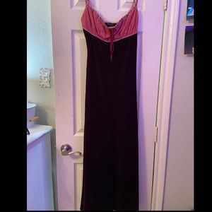 betsy johnson velvet slip dress